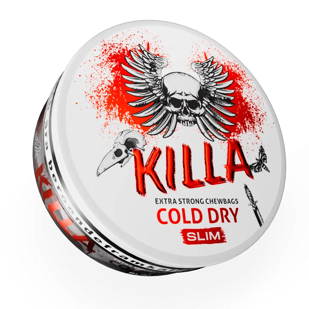 Killa Cold Dry SLIM Chewbags 13g (Sweden bottom label)